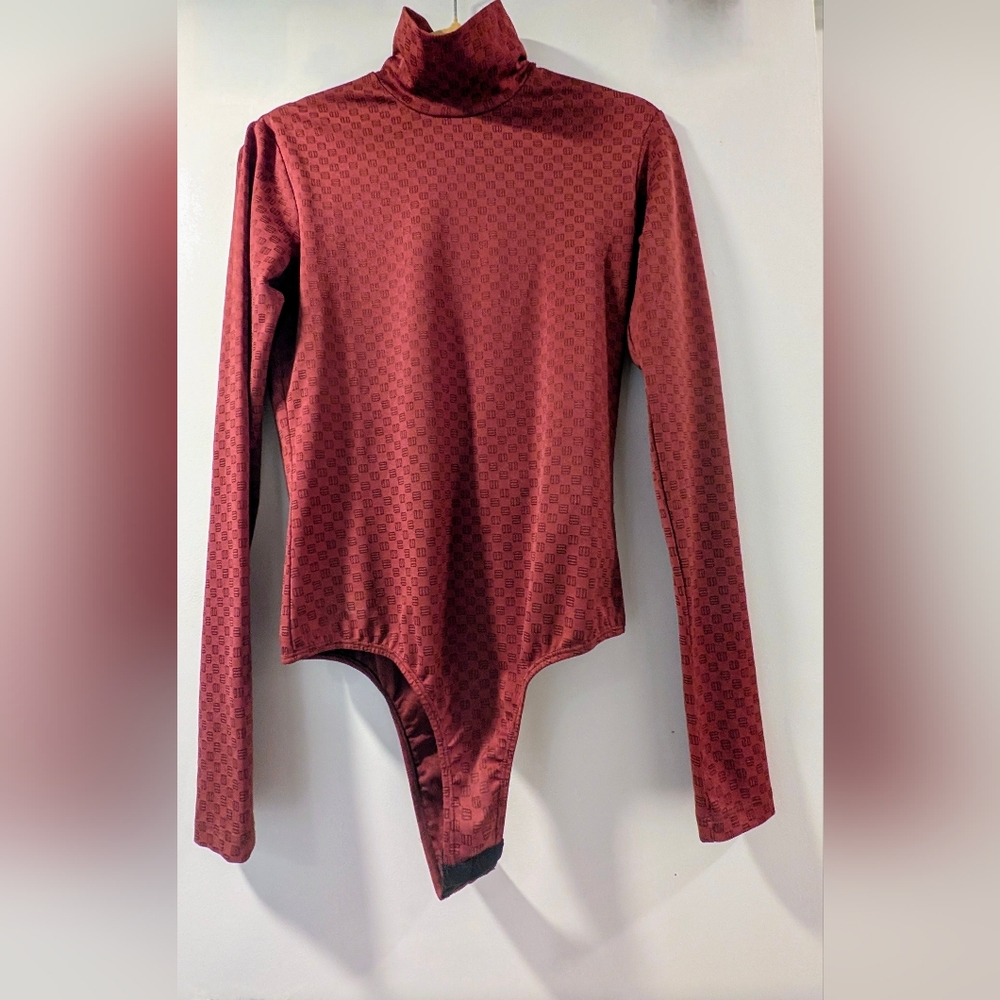 Ambush Rust Red Long Sleeve Bodysuit